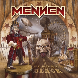MENNEN - Planet Black - Cover artwork and logo by Eric PHILIPPE