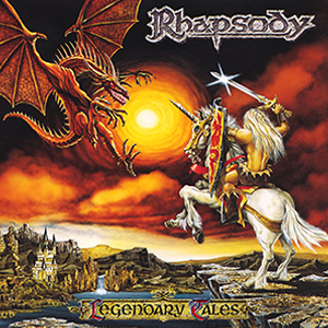 RHAPSODY - Legendary Tales - Cover artwork and logo by Eric PHILIPPE