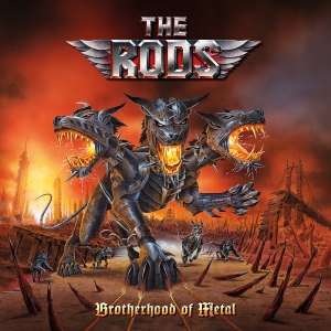 THE RODS - Brotherhood of Metal - Cover artwork by Eric PHILIPPE