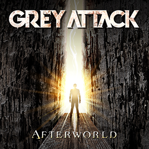 GREY ATTACK - Afterworld - Logo, CD cover, sublimation, t-shirt graphic design by Eric PHILIPPE