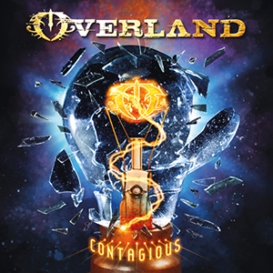 OVERLAND - Contagious - CD cover graphic design by Eric PHILIPPE
