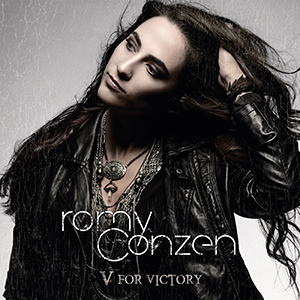 ROMY CONZEN - V for Victory - DIGIPAK and VINYL cover graphic design by Eric PHILIPPE