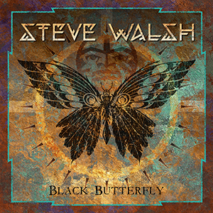 STEVE WALSH - Black Butterfly - Logo, double vinyl gatefold sleeve & CD cover graphic design by Eric PHILIPPE