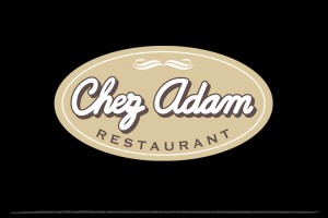 Logo design - CHEZ ADAM - © Eric Philippe Logo design - Chez Adam